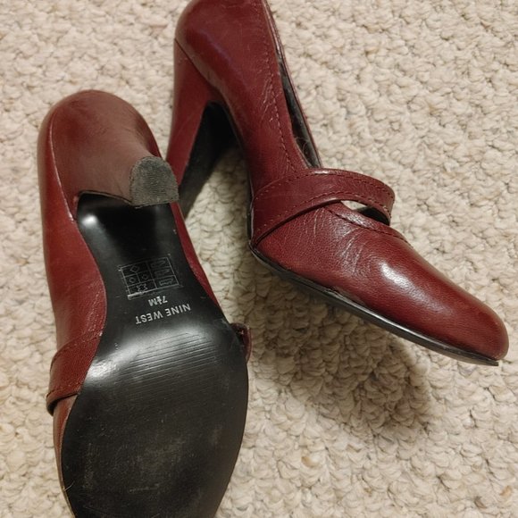 Leather heels - Picture 4 of 4